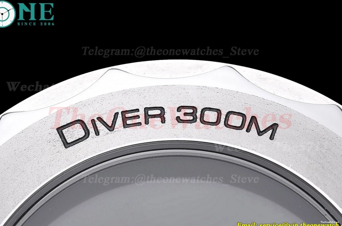 Seamaster GDF SS MY8215+Free 42mm 300m Nylon SS Grey Strap 0108